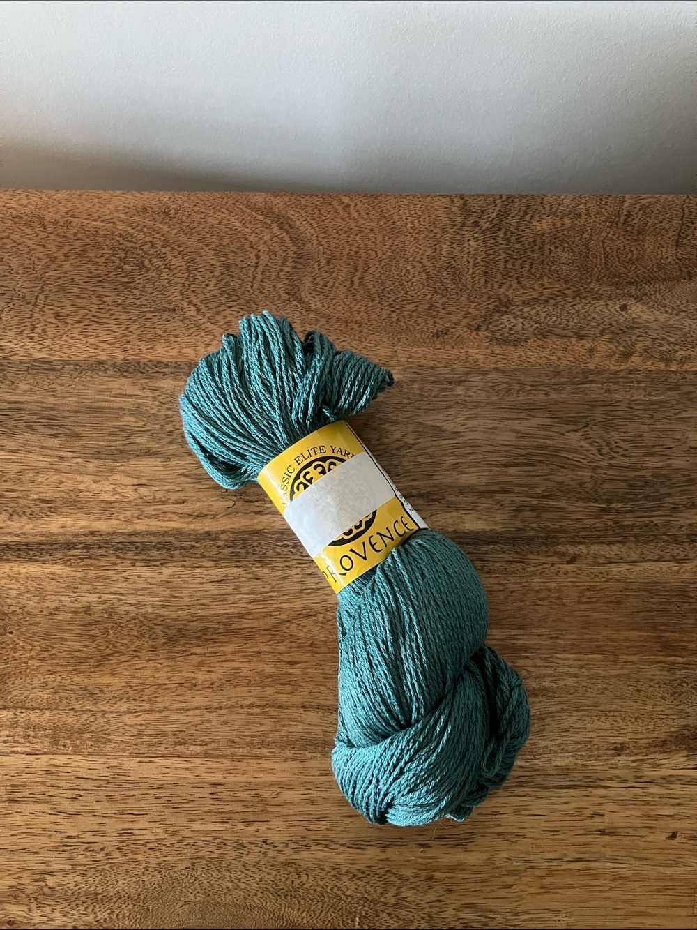 Classic Elite Provence Egyptian Cotton Yarn Teal Aqua 256 Yds 125g Mercerized
